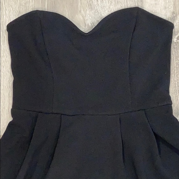 Forever 21 Black Strapless Dress - Picture 3 of 4